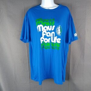 Dallas Mavericks XL Mavs Fan For Life Tee 2023 Spurs Game Special Edition Blue